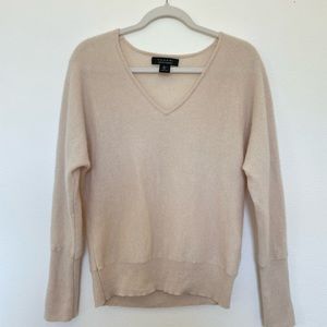 Ellie Tahari V Neck Cashmere Sweater